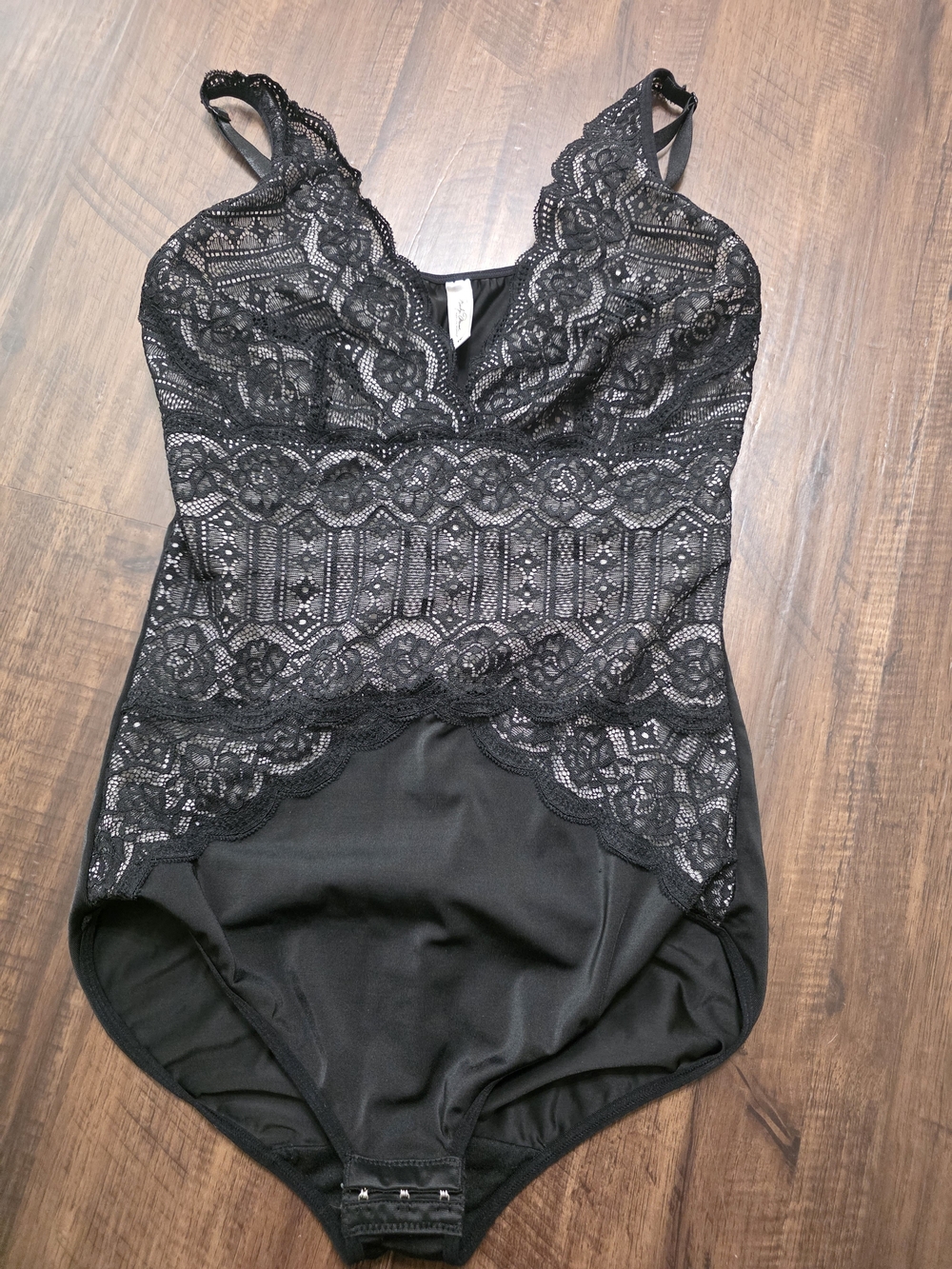 Marilyn Monroe Black Lace Bodysuit Top